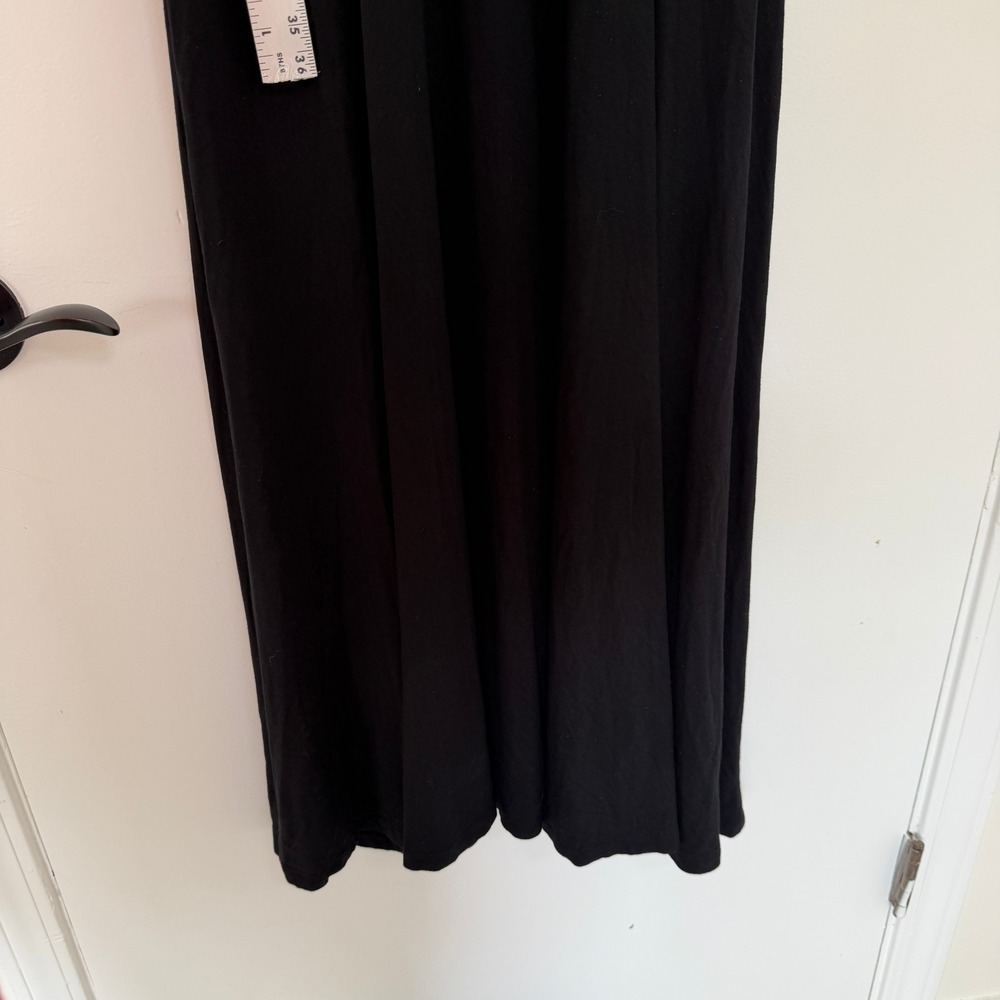 Boden Annecy Black Sleeveless Faux Wrap Maxi Dress V-Neck Pockets Size 6 - Picture 11 of 11